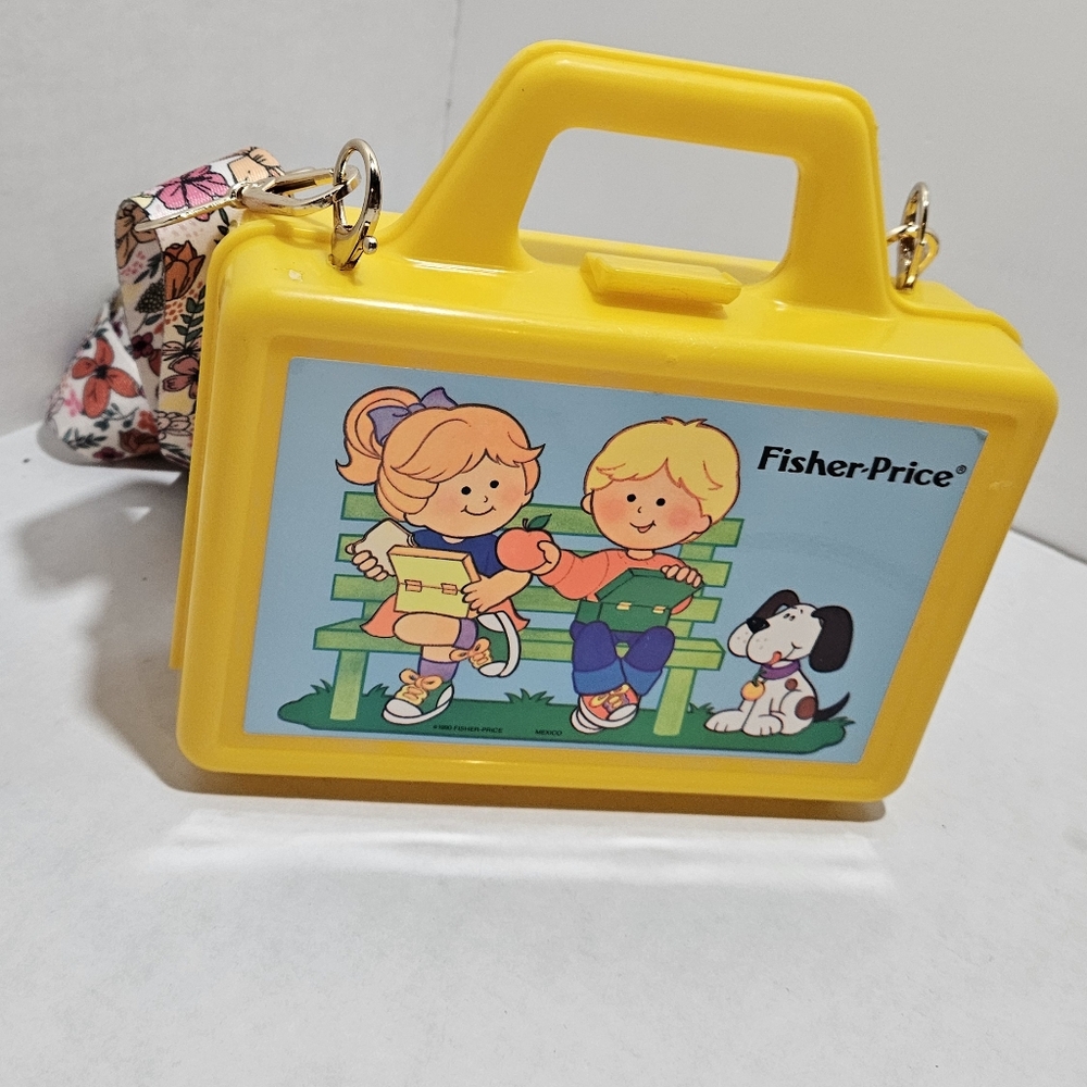 Vintage Fisher-Price school box purse